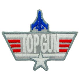 TOP GUN GRAY PATCH  