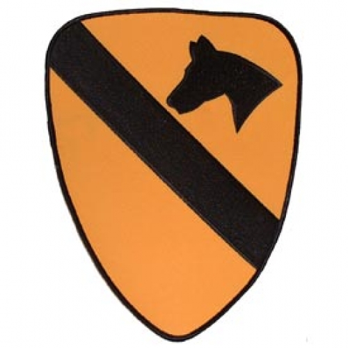 1ST CAVALRY 9" PATCH  