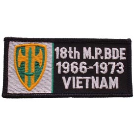 VIETNAM 18TH MP BRIGADE 1966-1973 PATCH  