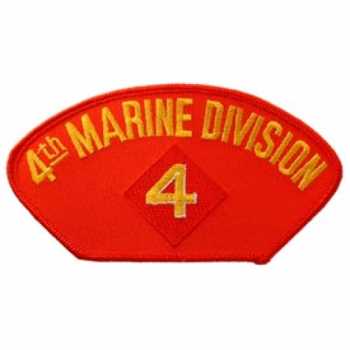 4TH MARINE DIVISION HAT PATCH  