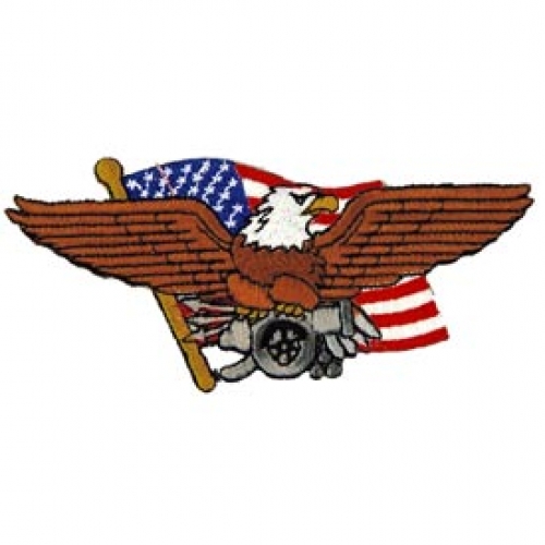 EAGLE W/CANNON PATCH  