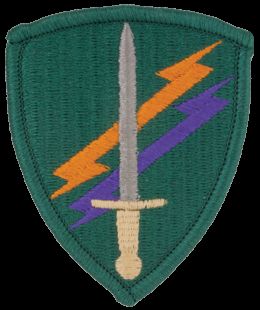 US ARMY CIVIL AFFAIRS & PSY OPER CMD W/VELCRO  