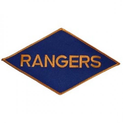 RANGERS 9" X 5" PATCH  