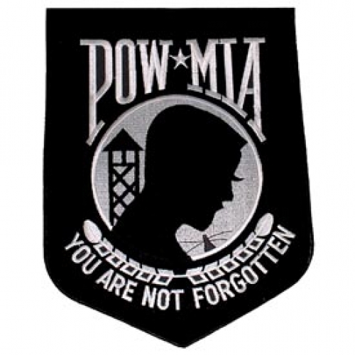 POW MIA 9" PATCH  