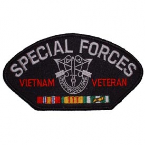 VIETNAM VETERAN SPECIAL FORCES HAT PATCH  