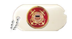 US COAST GUARD DOG TAG PIN  