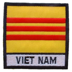 VIETNAM FLAG W/TAB PATCH  