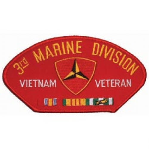 3RD MARINE DIV. VIETNAM HAT PATCH  