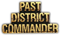 PAST DISTRICT COMMANDER PIN  
