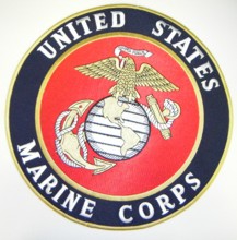 USMC LOGO 10" PATCH  