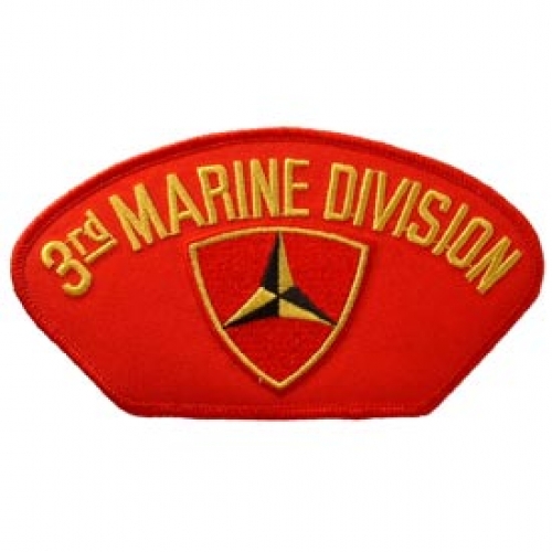 3RD MARINE DIVISION HAT PATCH  