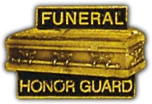 FUNERAL HONOR GUARD PIN  