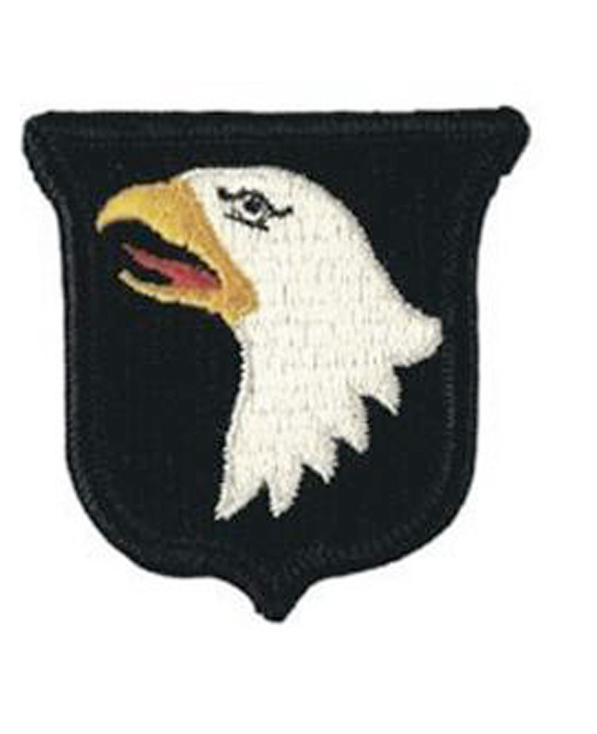 101 AIRBORNE DIV WITH HOOK AND LOOP FASTENER