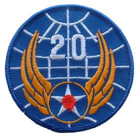 USAF 20TH PATCH  