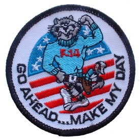USN TOM CAT GO AHEAD PATCH  