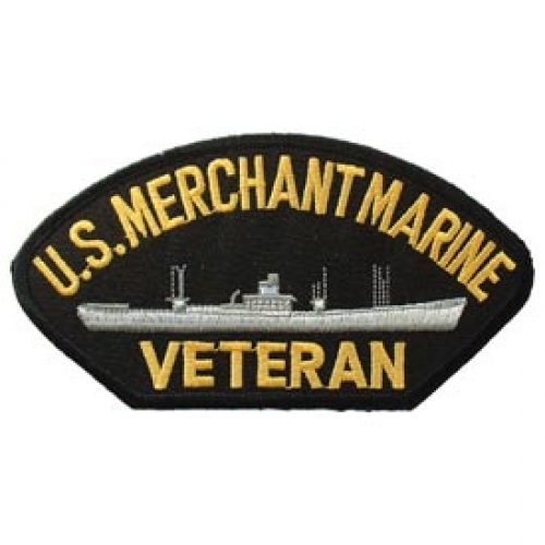 US MERCHANT MARINE VETERAN HAT PATCH  