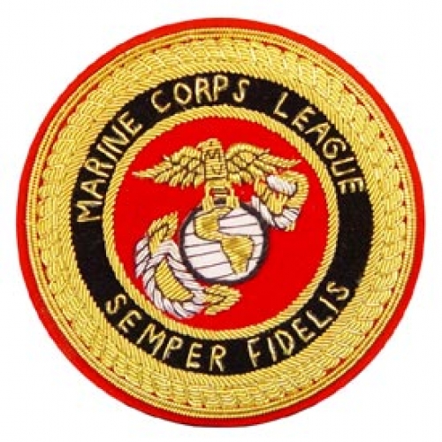 SEMPER FI GOLD BULLION PATCH 3 1/2" PATCH  
