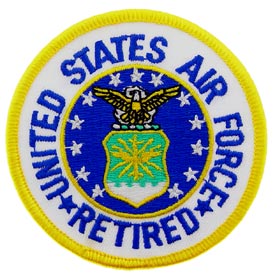 USAF LOGO RETIRED PATCH  
