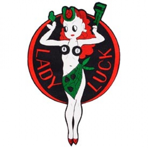 LUCKY LADY 9 1/2" PATCH  