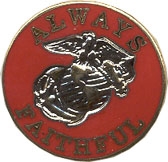 USMC ALWAYS FAITHFULL PIN  