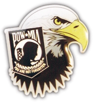 POW EAGLE TEAR PIN  