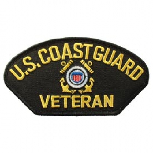 USCG VETERAN HAT PATCH  