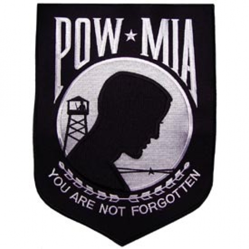 POW MIA 12" PATCH  