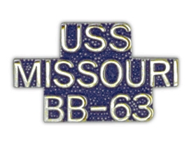 USS MISSOURI PIN  