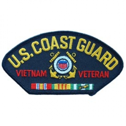 US COAST GUARD VIETNAM VETERAN HAT PATCH  