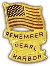 REMEMBER PEARL HARBOR PIN  