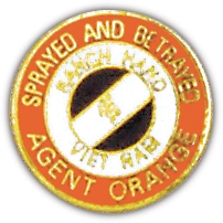 AGENT ORANGE PIN  