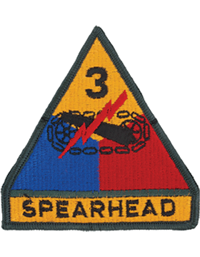 Army Patch Full Color: 3rd Armored Division