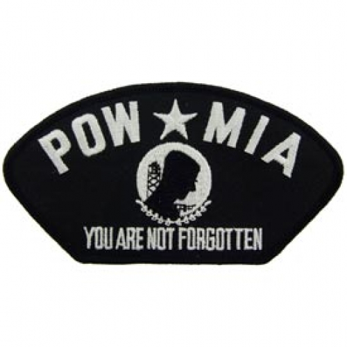 POW MIA HAT PATCH  