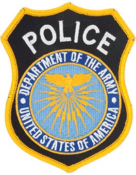 Army Patch Full Color: Department of Army Police   