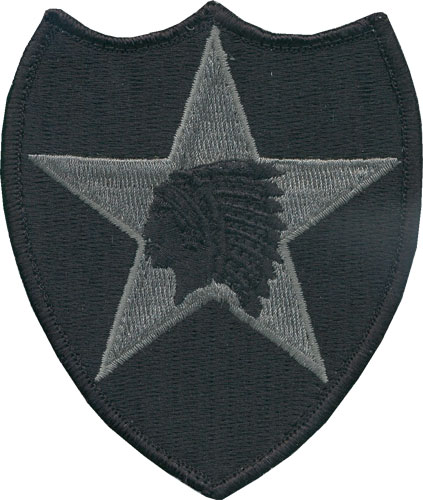 Army ACU Patch: 2nd Infantry Division - with Fastener
