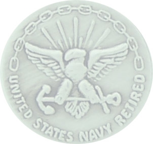 USN RETIRED 20 YEARS PIN  