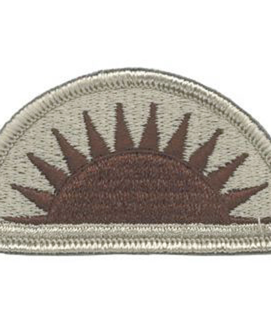 Army Patch: 41st Infantry Division -  Desert Sew on 