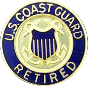 USCG RETIRED PIN  