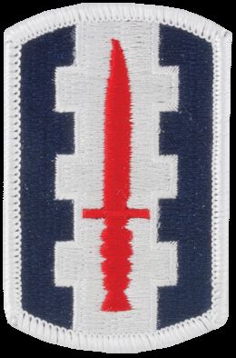 120 INFANTRY BDG WITH HOOK AND LOOP FASTENER