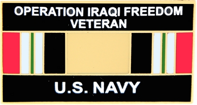 USN O.I.F. VETERAN PIN  