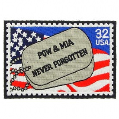 POW MIA TAGS PATCH  