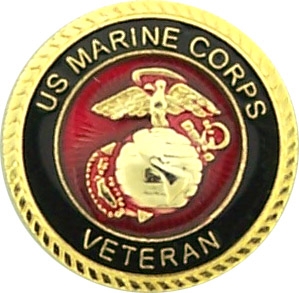 USMC VETERAN PIN  