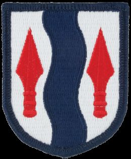 181 INFANTRY BDG WITH HOOK AND LOOP FASTENER