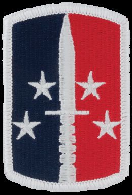 189 INFANTRY BDE WITH HOOK AND LOOP FASTENER