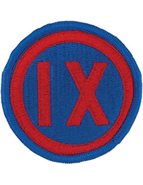 Army Patch Full Color: 9th Corps 