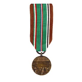European, African, Middle Eastern Mini Medal  