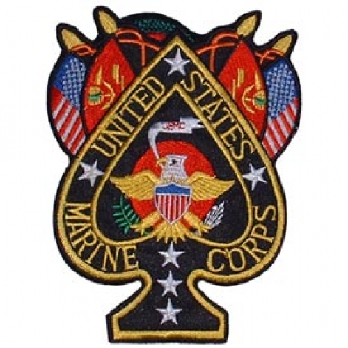 USMC SPADE 6" PATCH  