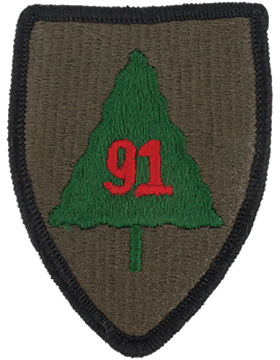 Army Patch Full Color: 91st Infantry Division