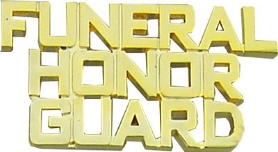 FUNERAL HONOR GUARD PIN  