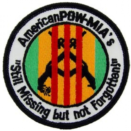 POW MIA VIETNAM RIBBON PATCH  